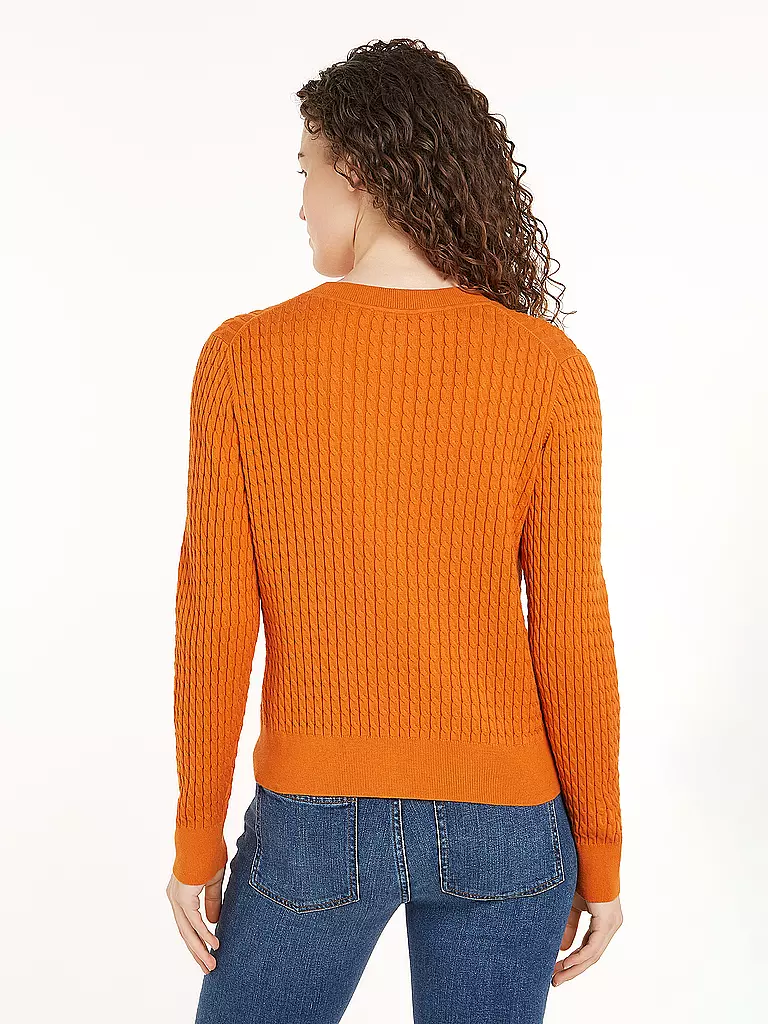 TOMMY HILFIGER | Strickjacke | orange