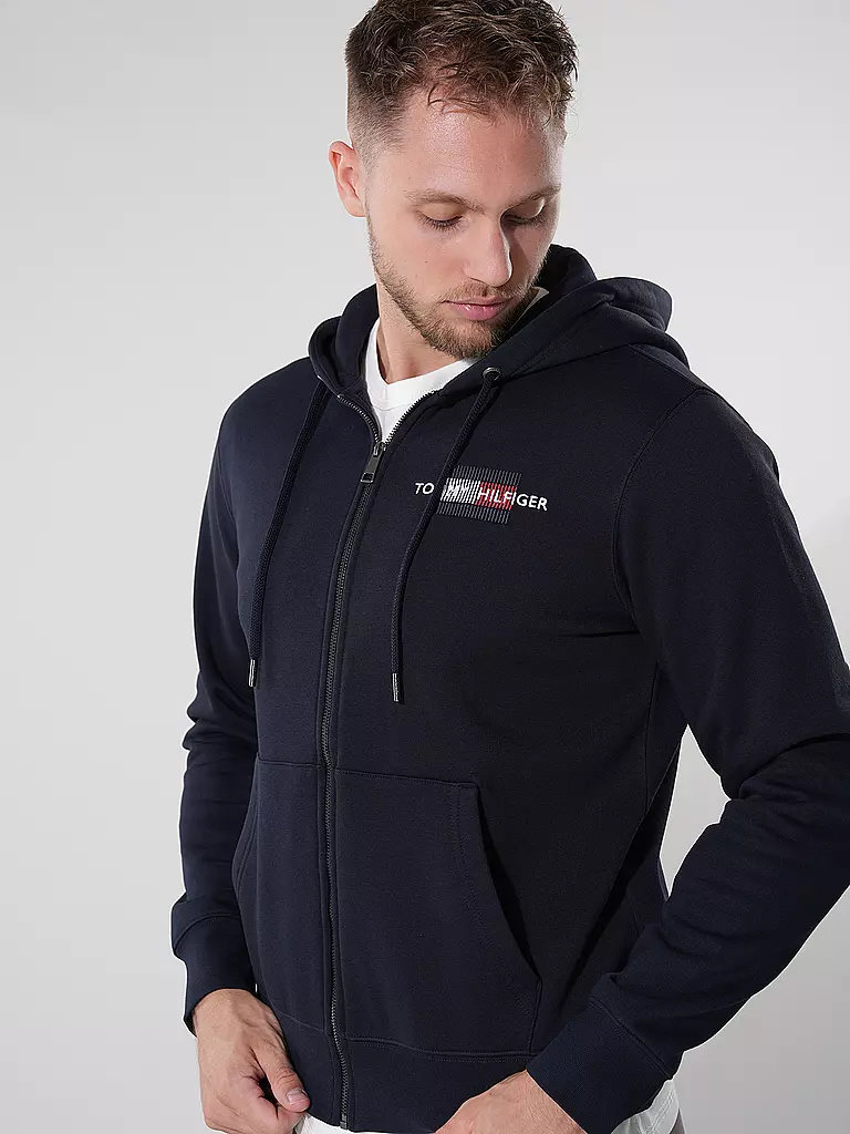 TOMMY HILFIGER | Sweatjacke | blau