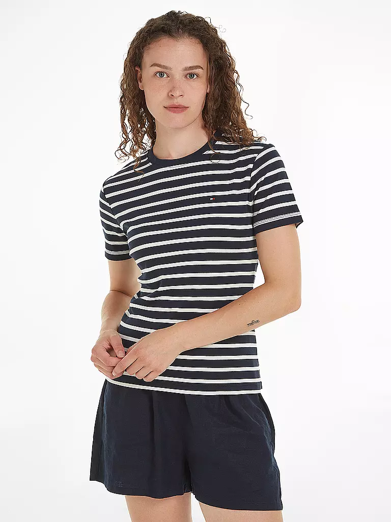 TOMMY HILFIGER | T-Shirt  | dunkelblau