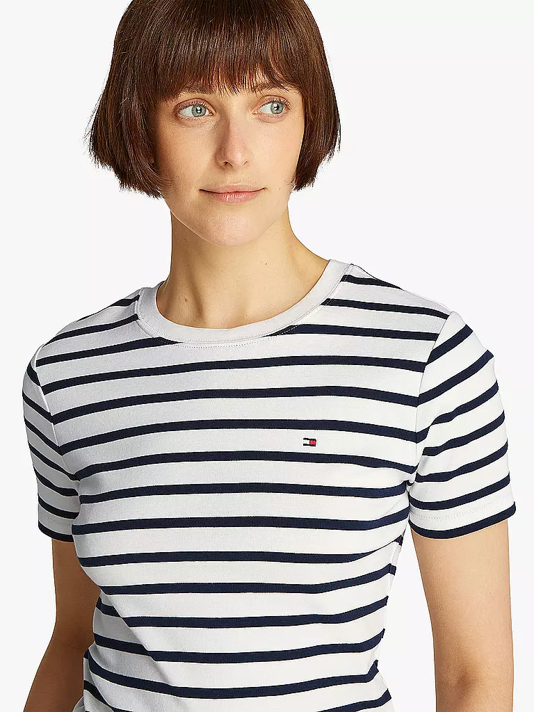 TOMMY HILFIGER | T-Shirt  | weiss