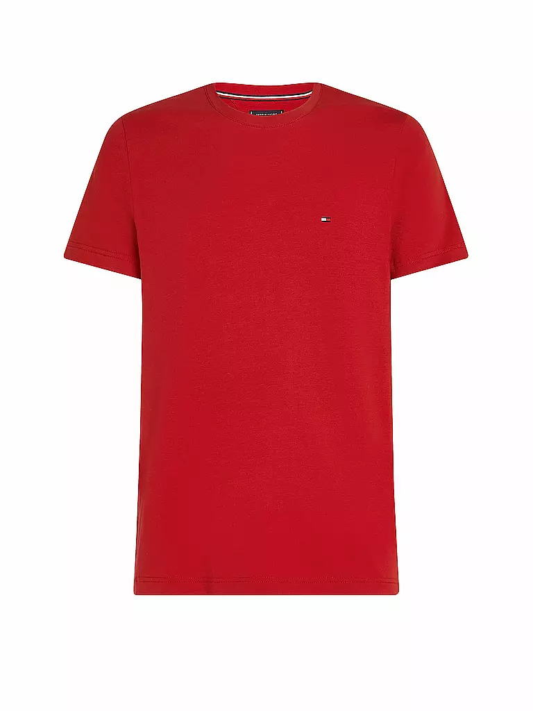 TOMMY HILFIGER | T-Shirt Slim Fit | rot