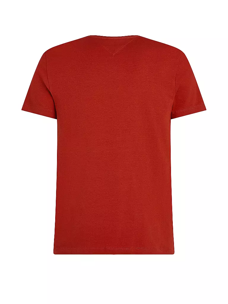 TOMMY HILFIGER | T-Shirt Slim Fit | rot