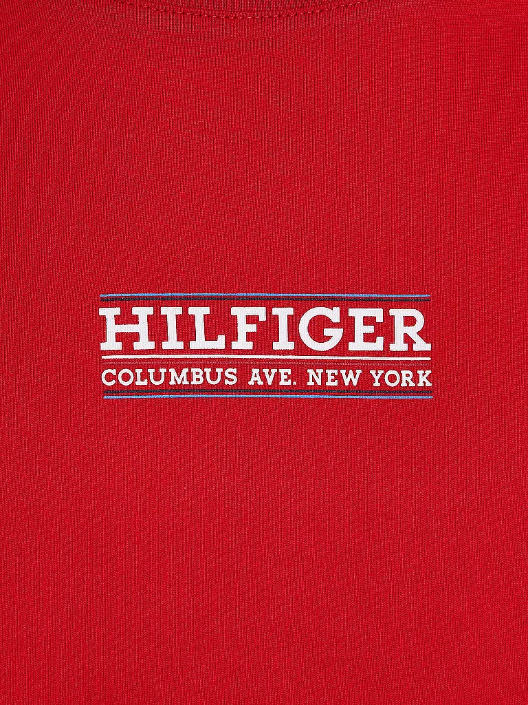 TOMMY HILFIGER | T-Shirt Slim Fit | rot