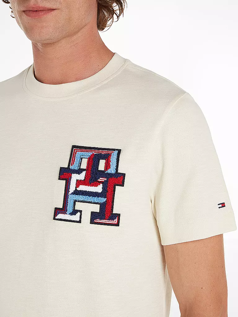 TOMMY HILFIGER | T-Shirt Slim Fit | beige