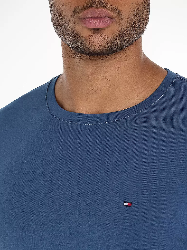 TOMMY HILFIGER | T-Shirt Slim Fit | blau