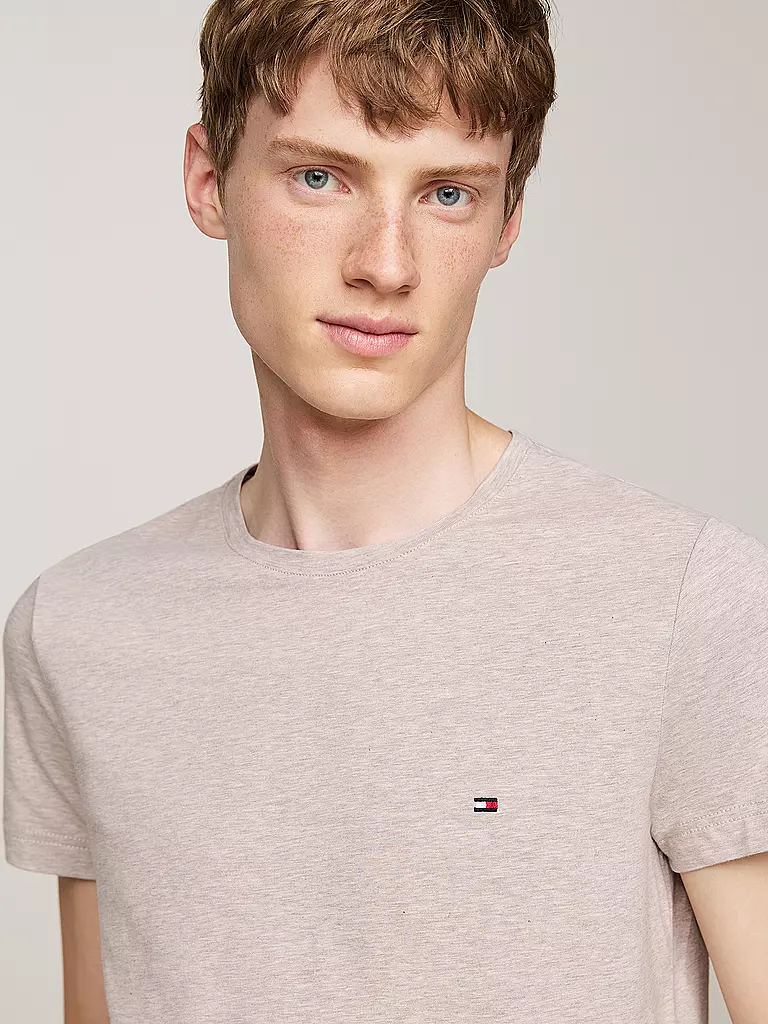 TOMMY HILFIGER | T-Shirt Slim Fit | creme