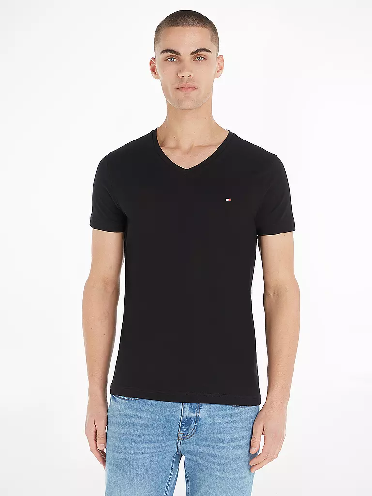 TOMMY HILFIGER | T-Shirt | schwarz