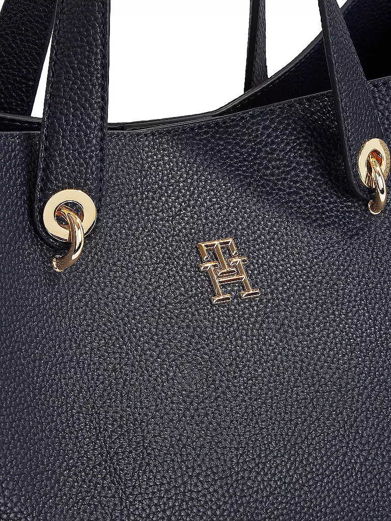 TOMMY HILFIGER | Tasche - Henkeltasche TH EMBLEM | schwarz