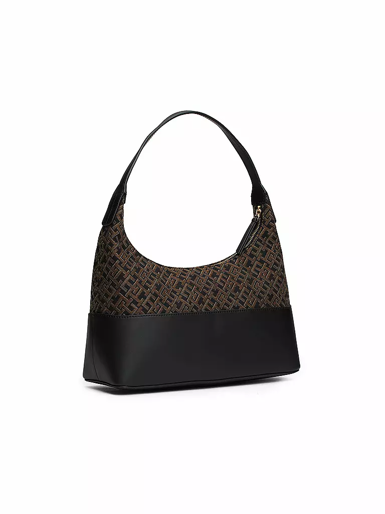 TOMMY HILFIGER | Tasche - Hobo Bag TH JACQUARD | schwarz