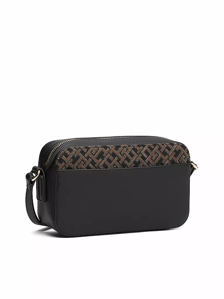 TOMMY HILFIGER | Tasche - Mini Bag TH JACQUARD CAMERA BAG | schwarz