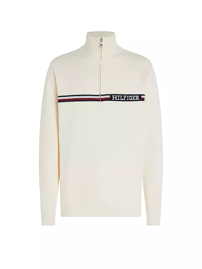 TOMMY HILFIGER | Troyer Pullover | creme