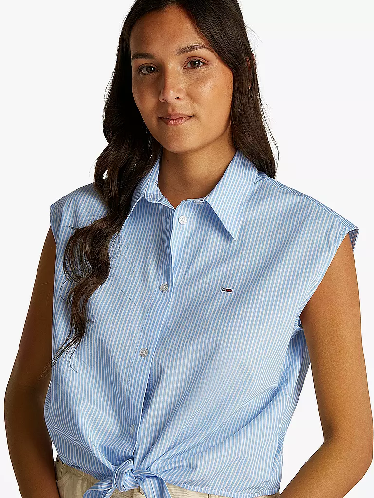 TOMMY JEANS | Bluse | hellblau