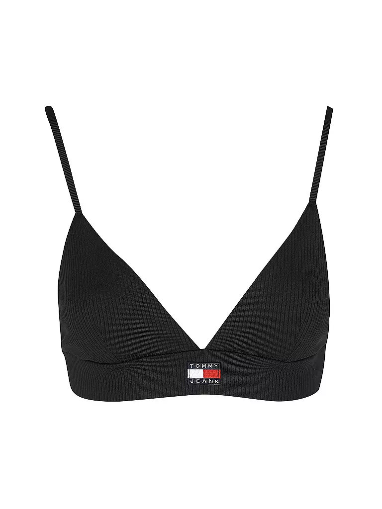 TOMMY JEANS | Bralette Cropped Fit | schwarz