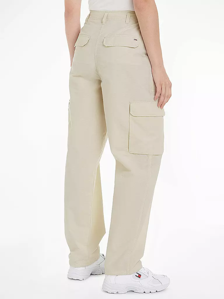 TOMMY JEANS | Cargohose  | creme