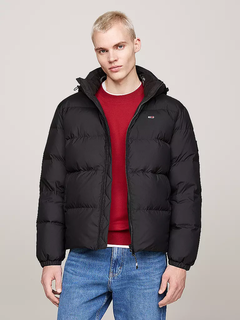 TOMMY JEANS | Daunenjacke  ESSENTIAL | schwarz