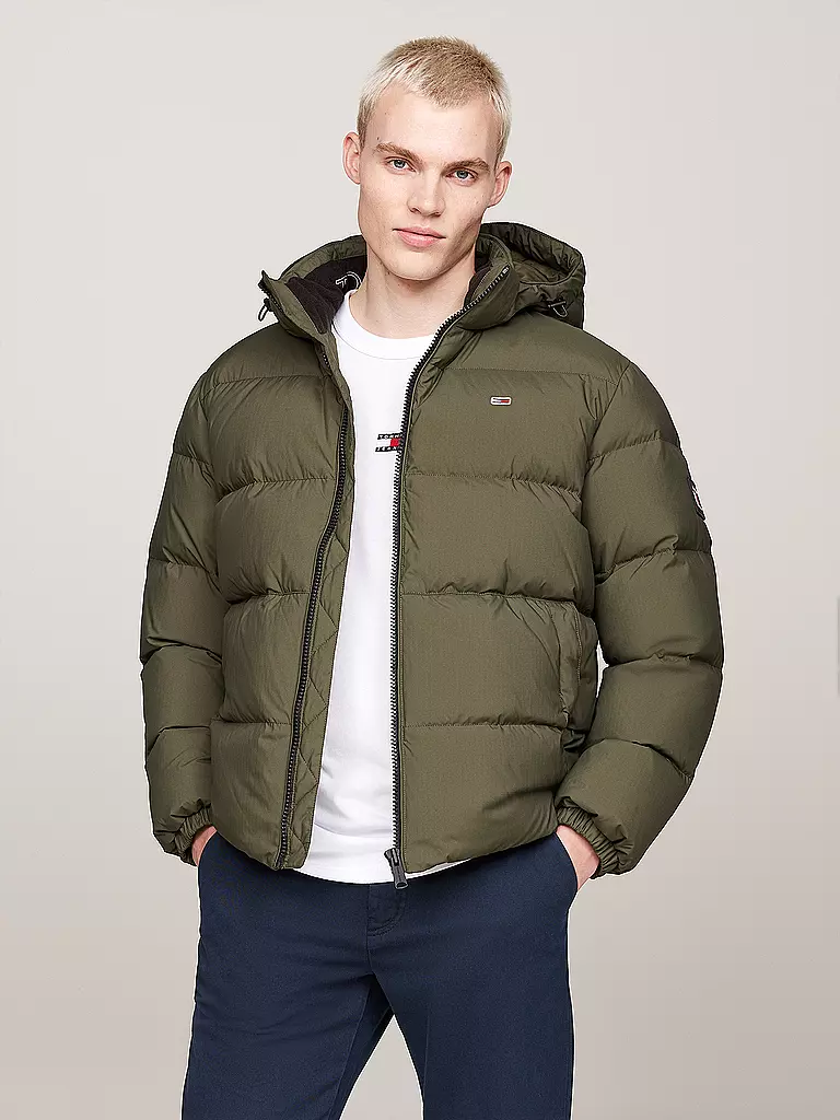 TOMMY JEANS | Daunenjacke  ESSENTIAL | olive