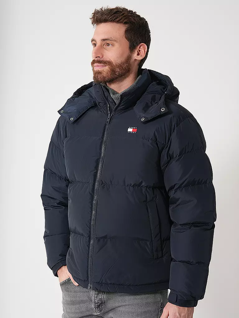 TOMMY JEANS | Daunensteppjacke ALASKA | schwarz