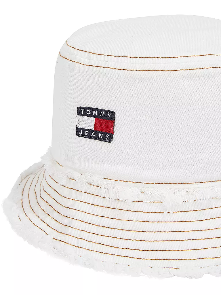 TOMMY JEANS | Fischerhut - Bucket Hat | weiss