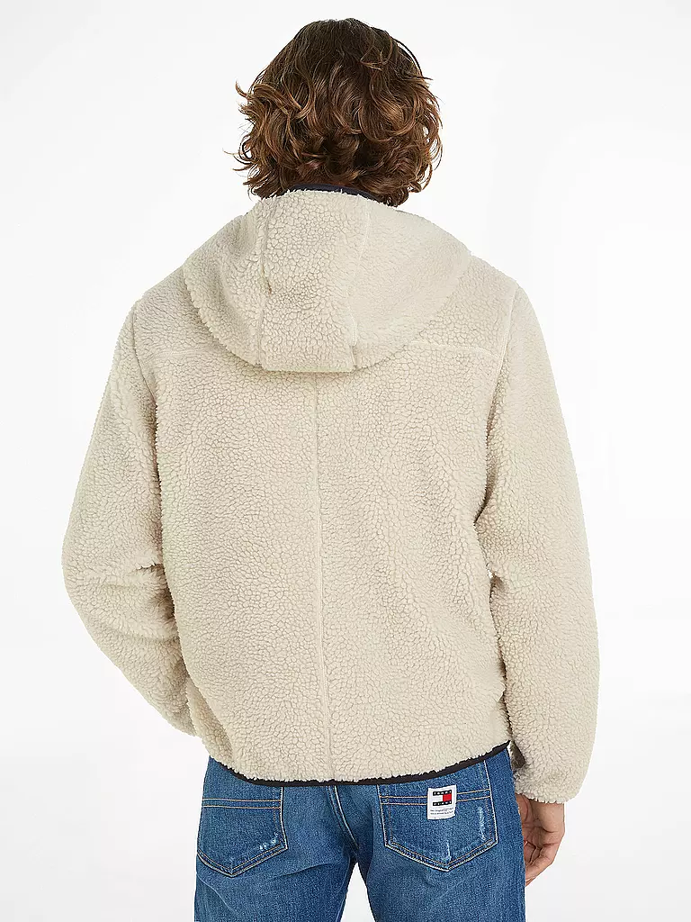 TOMMY JEANS | Jacke in Felloptik | beige