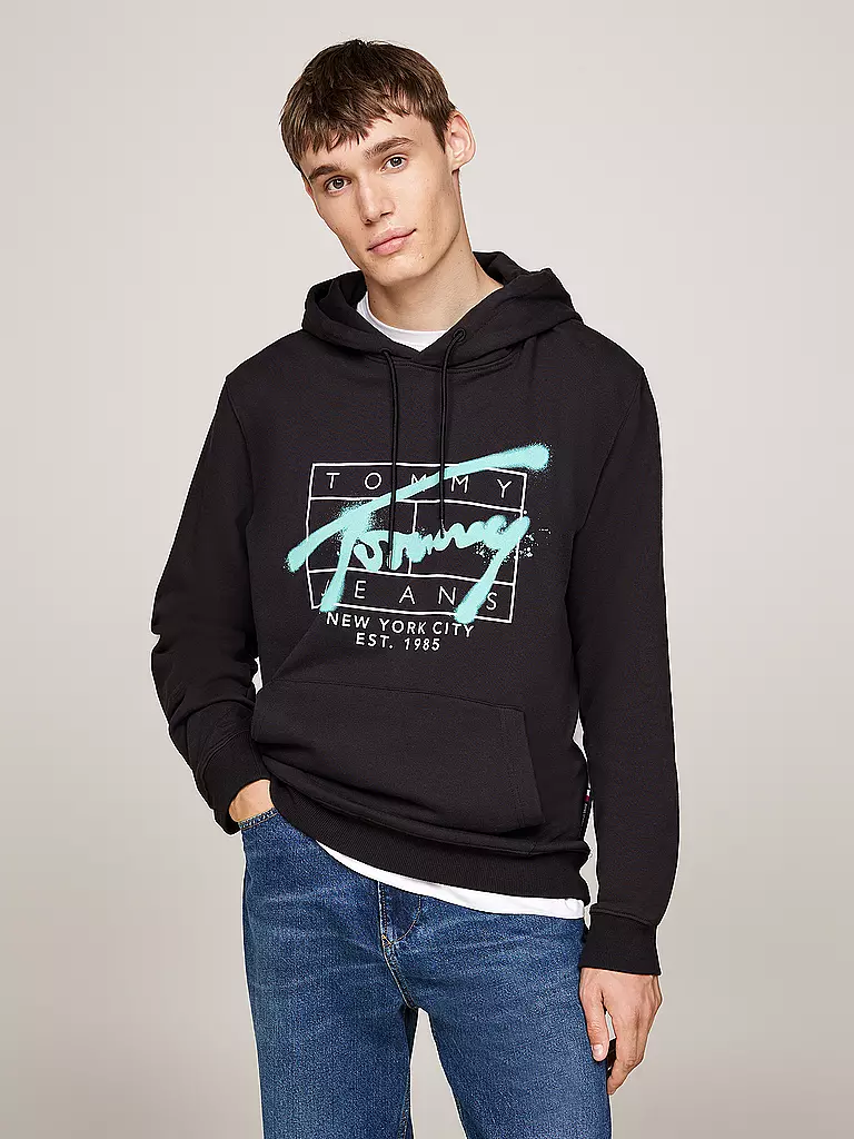 TOMMY JEANS | Kapuzensweater - Hoodie | schwarz