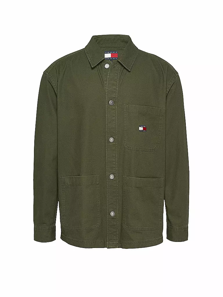 TOMMY JEANS | Overshirt | olive