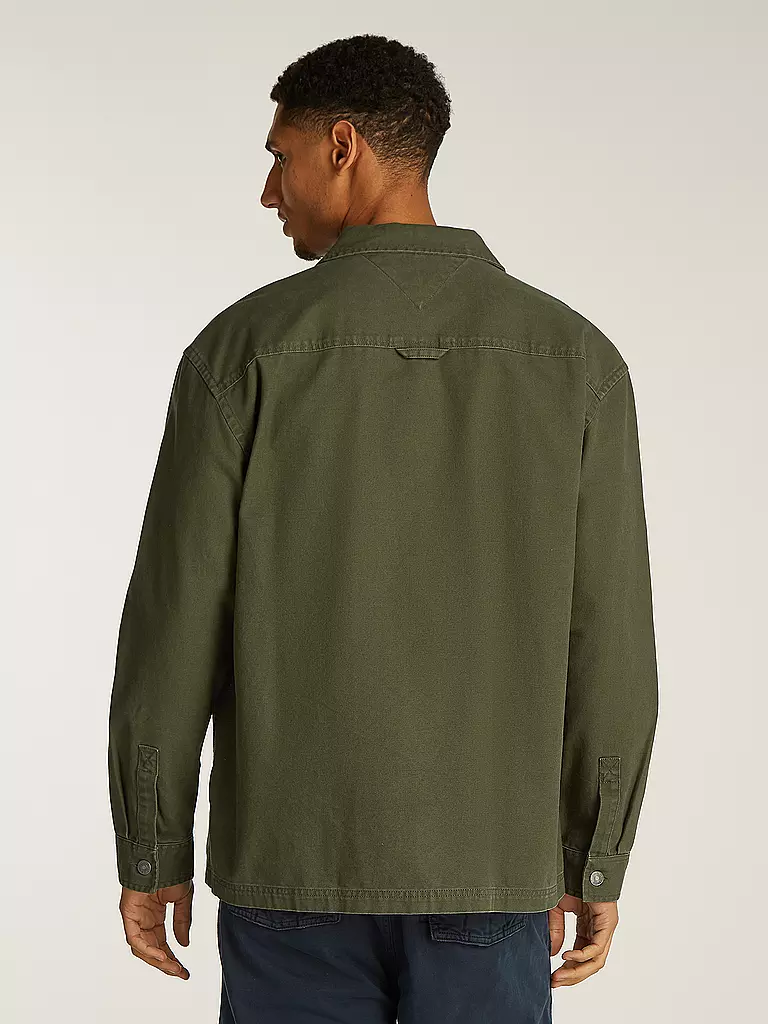 TOMMY JEANS | Overshirt | olive