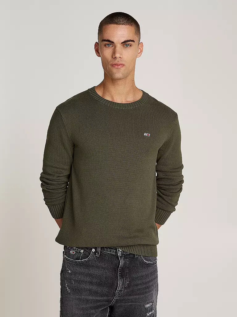 TOMMY JEANS | Pullover | olive