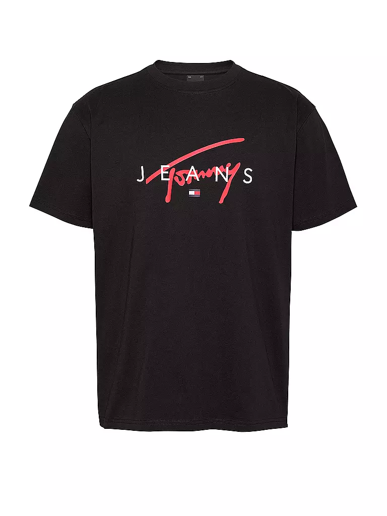 TOMMY JEANS | T-Shirt  | schwarz