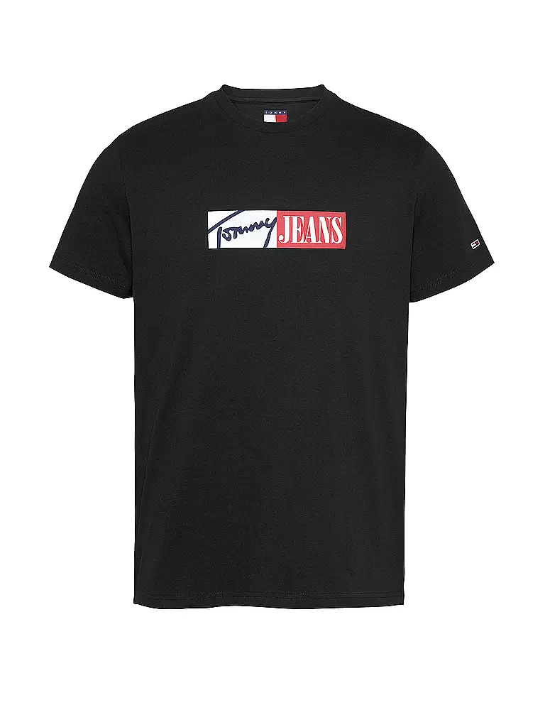 TOMMY JEANS | T-Shirt  | schwarz