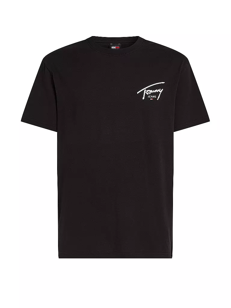 TOMMY JEANS | T-Shirt  | schwarz