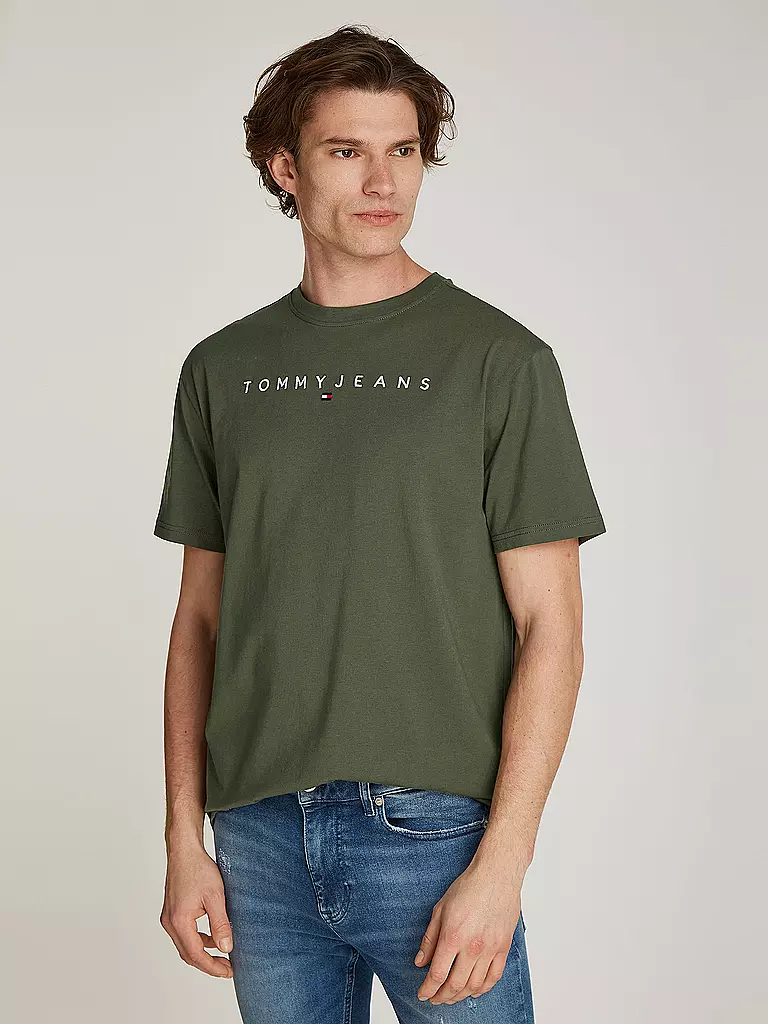 TOMMY JEANS | T-Shirt  | dunkelgrün