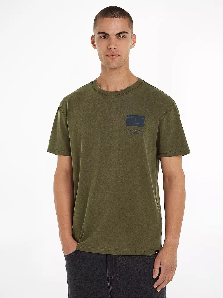 TOMMY JEANS | T-Shirt  | olive