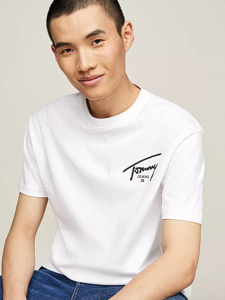 TOMMY JEANS | T-Shirt  | weiss