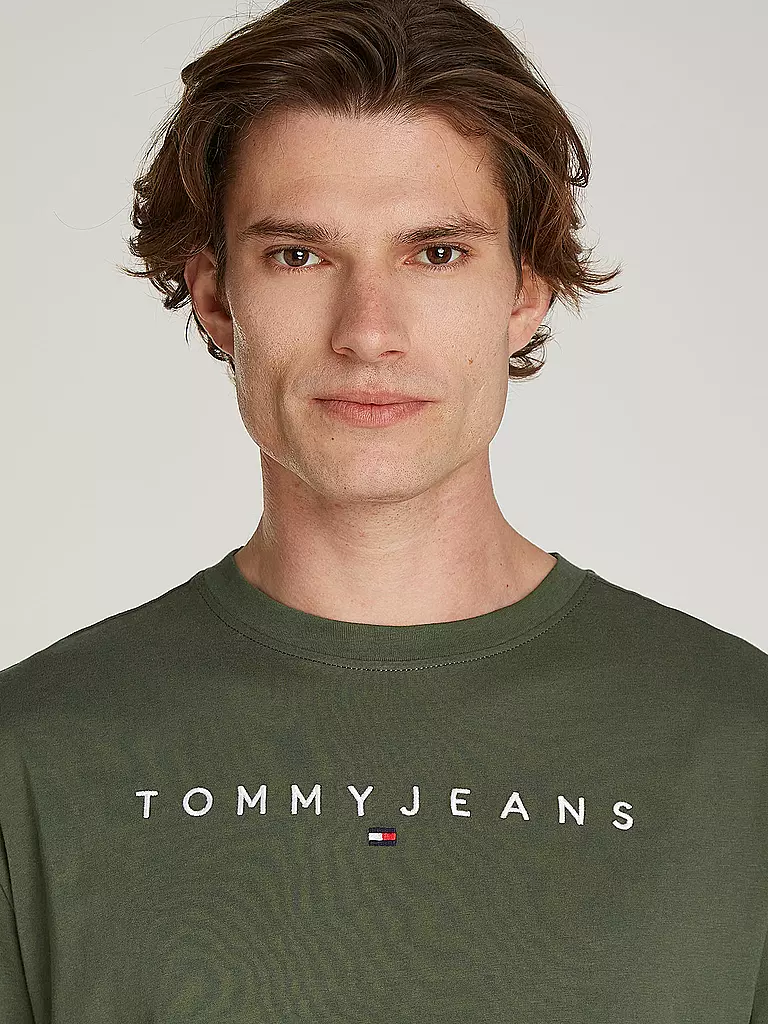 TOMMY JEANS | T-Shirt  | dunkelgrün