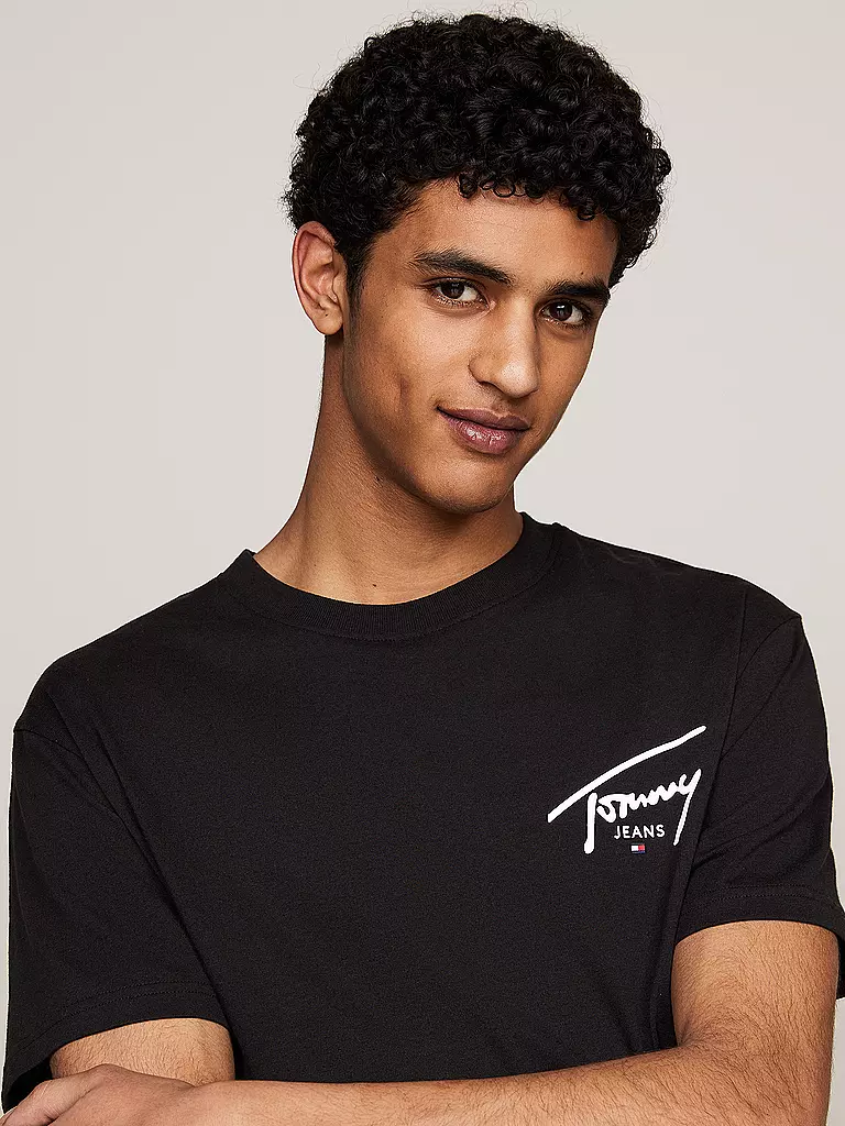 TOMMY JEANS | T-Shirt  | schwarz