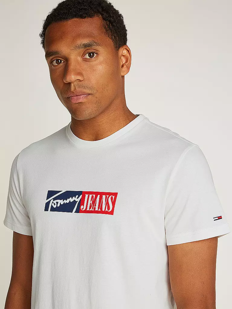 TOMMY JEANS | T-Shirt  | weiss