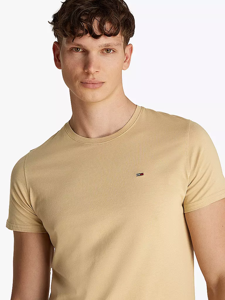 TOMMY JEANS | T-Shirt  | camel