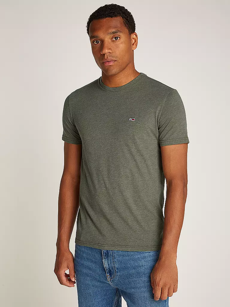 TOMMY JEANS | T-Shirt Slim Fit | blau