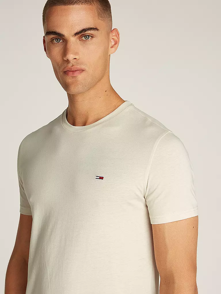 TOMMY JEANS | T-Shirt Slim Fit | creme