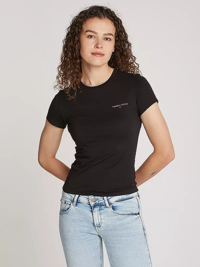 TOMMY JEANS | T-Shirt | schwarz