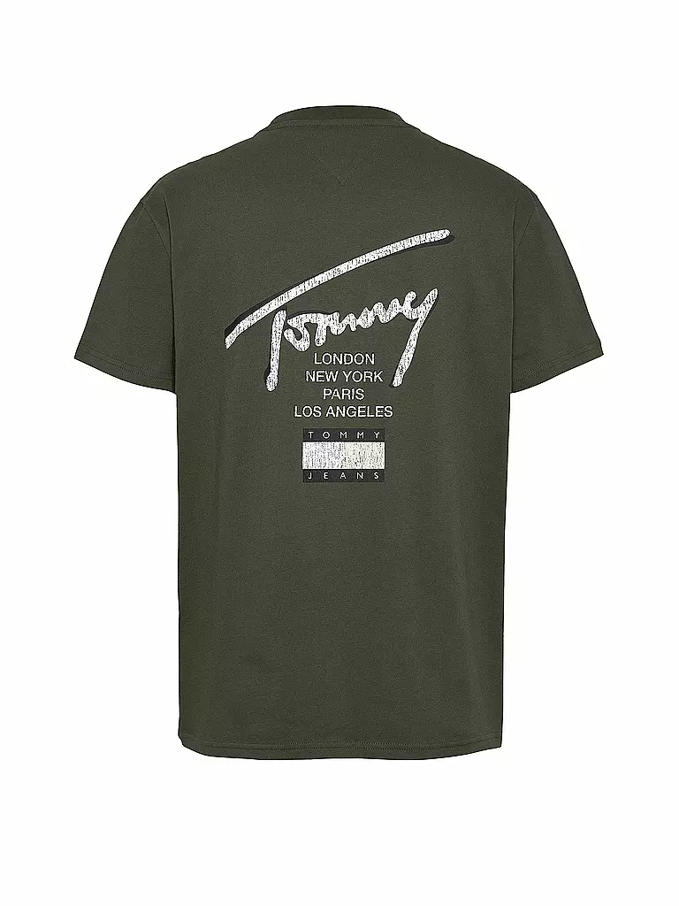 TOMMY JEANS | T-Shirt | olive