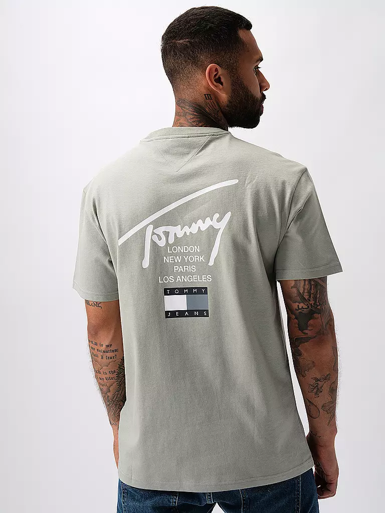 TOMMY JEANS | T-Shirt | grau