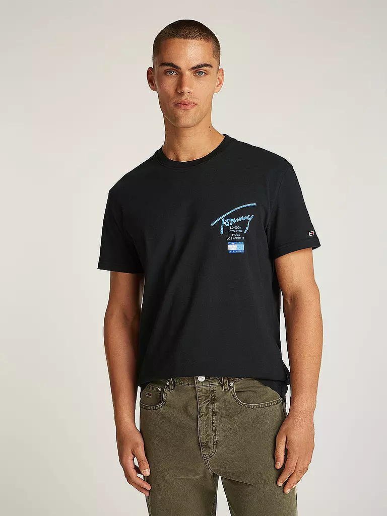 TOMMY JEANS | T-Shirt | schwarz