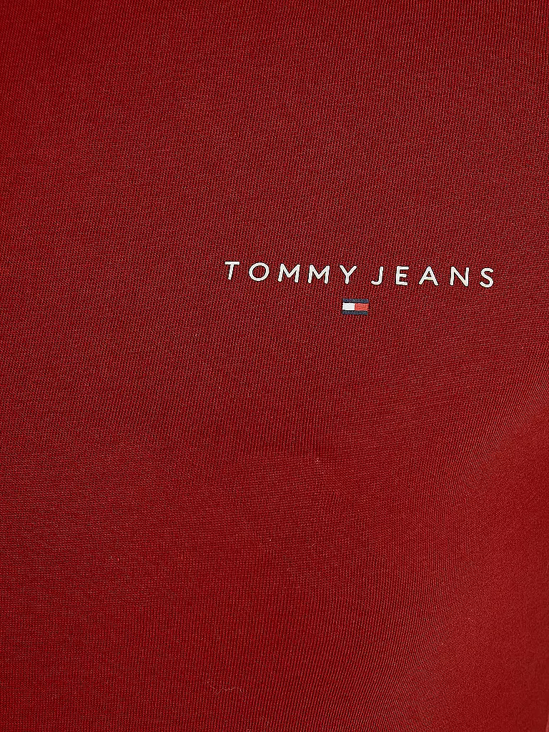 TOMMY JEANS | T-Shirt | dunkelrot