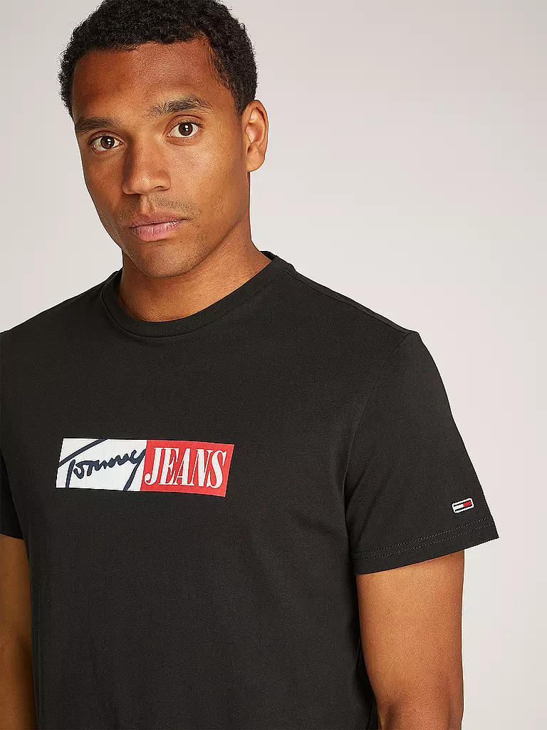 TOMMY JEANS | T-Shirt | schwarz