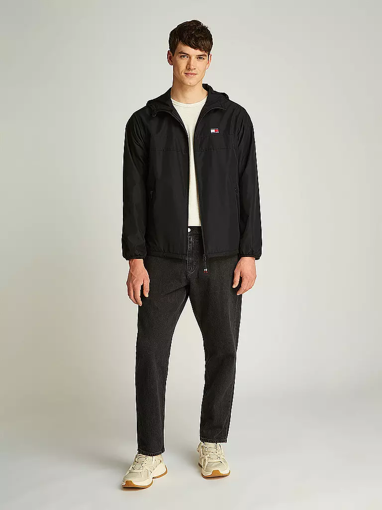 TOMMY JEANS | Windbreaker | schwarz