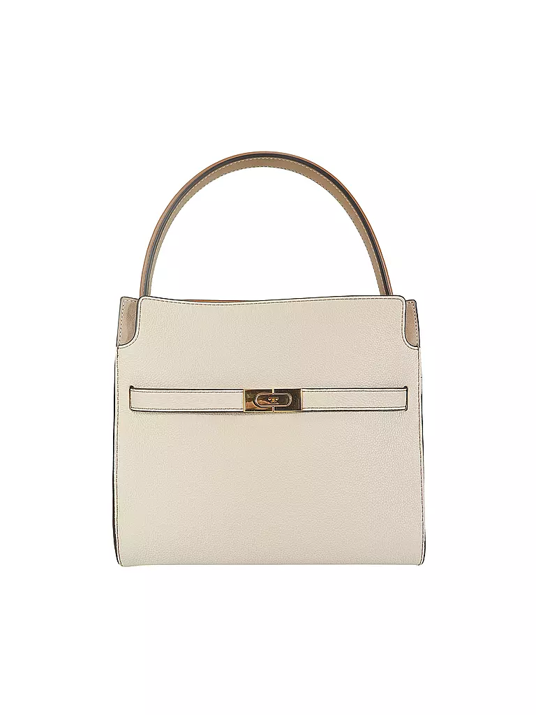 TORY BURCH | Ledertasche - Henkeltasche Lee Radziwill | creme