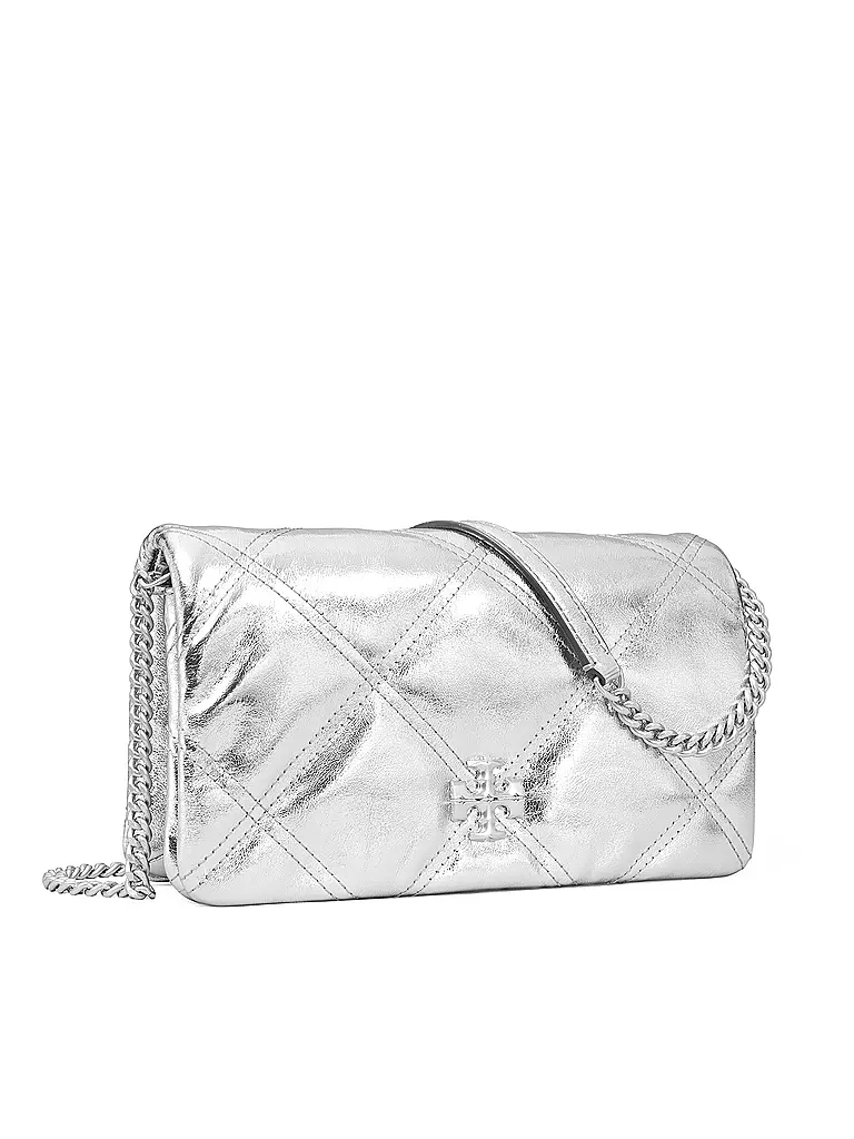 TORY BURCH | Ledertasche - Mini Bag KIRA  | silber