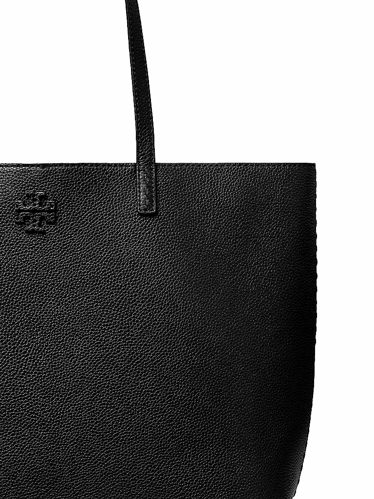 TORY BURCH | Ledertasche - Shopper McGRAW TOTE | schwarz