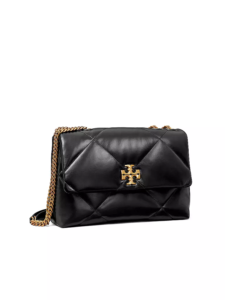 TORY BURCH | Ledertasche - Umhängetasche KIRA DIAMOND  | schwarz